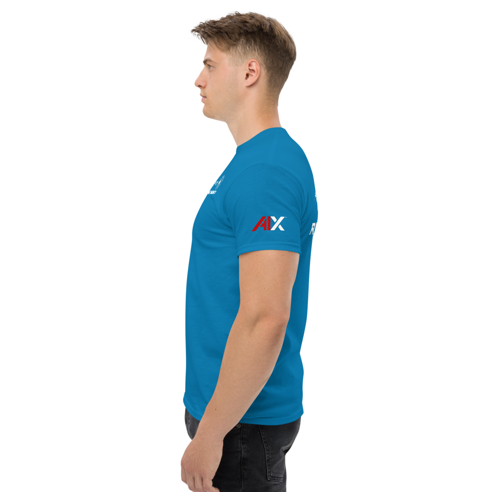 AIX Free Energy - Unisex Classic Tee - white logo front and back - multiple colors